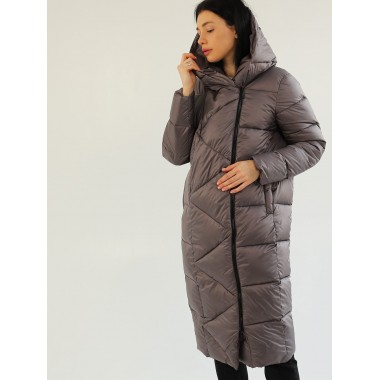 Стёганый пуховик-одеяло indigo.limited N 069T Графит L